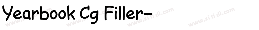 Yearbook Cg Filler字体转换